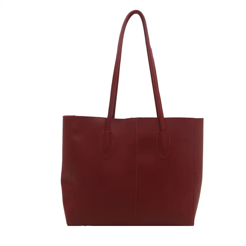 Women Retro Brown Tote Bag 2025 New Style