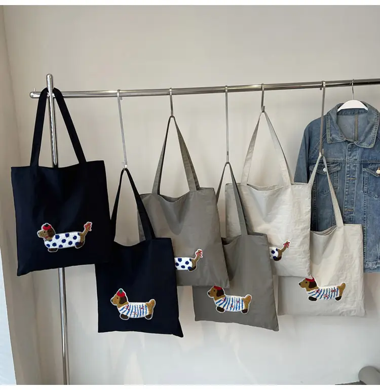 Women Embroidered Cartoon Tote Bag Large Capacity — feature 17