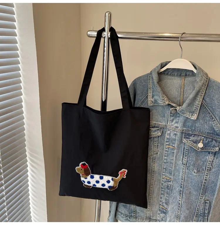 Women Embroidered Cartoon Tote Bag Large Capacity — feature 18