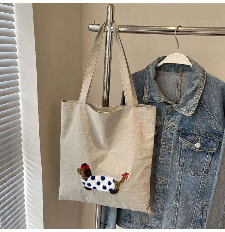 Women Embroidered Cartoon Tote Bag Large Capacity — feature 20
