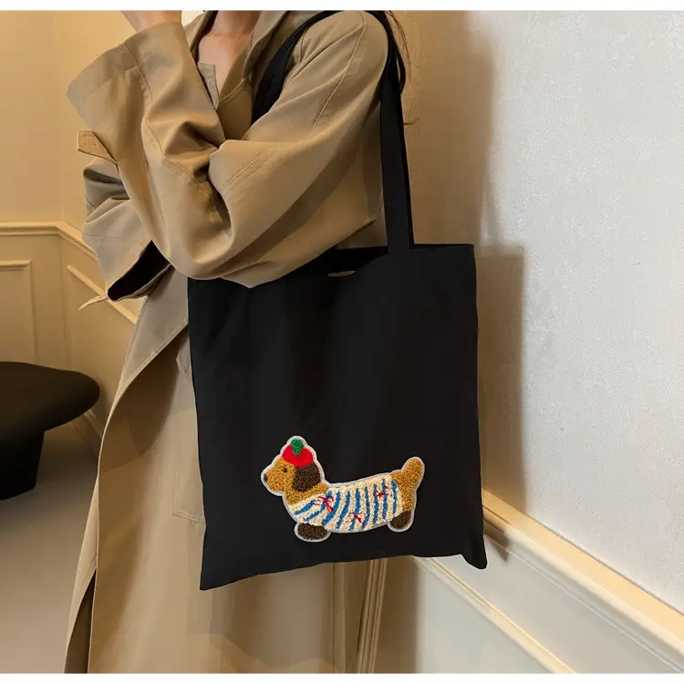 Women Embroidered Cartoon Tote Bag Large Capacity — feature 22