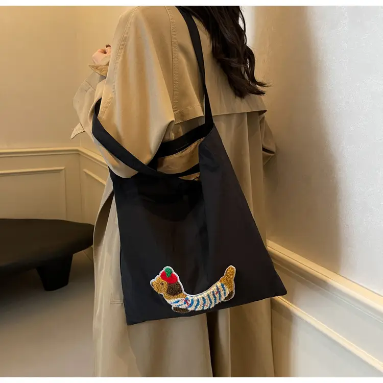 Women Embroidered Cartoon Tote Bag Large Capacity — feature 23