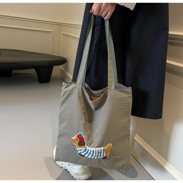 Women Embroidered Cartoon Tote Bag Large Capacity — feature 25
