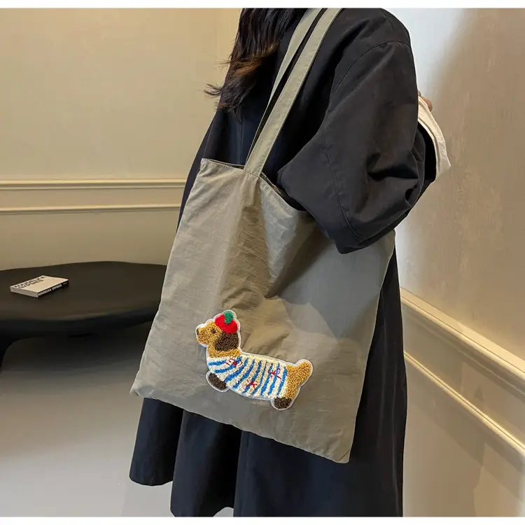 Women Embroidered Cartoon Tote Bag Large Capacity — feature 26