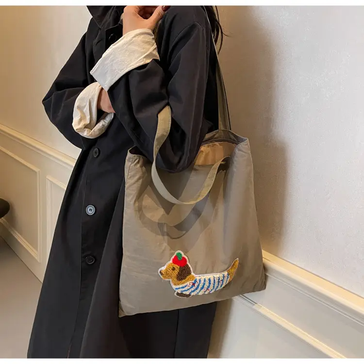 Women Embroidered Cartoon Tote Bag Large Capacity — feature 27