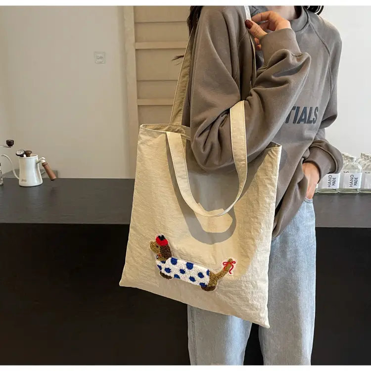 Women Embroidered Cartoon Tote Bag Large Capacity — feature 28