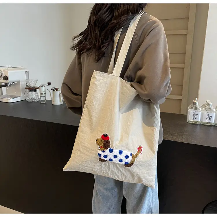Women Embroidered Cartoon Tote Bag Large Capacity — feature 29