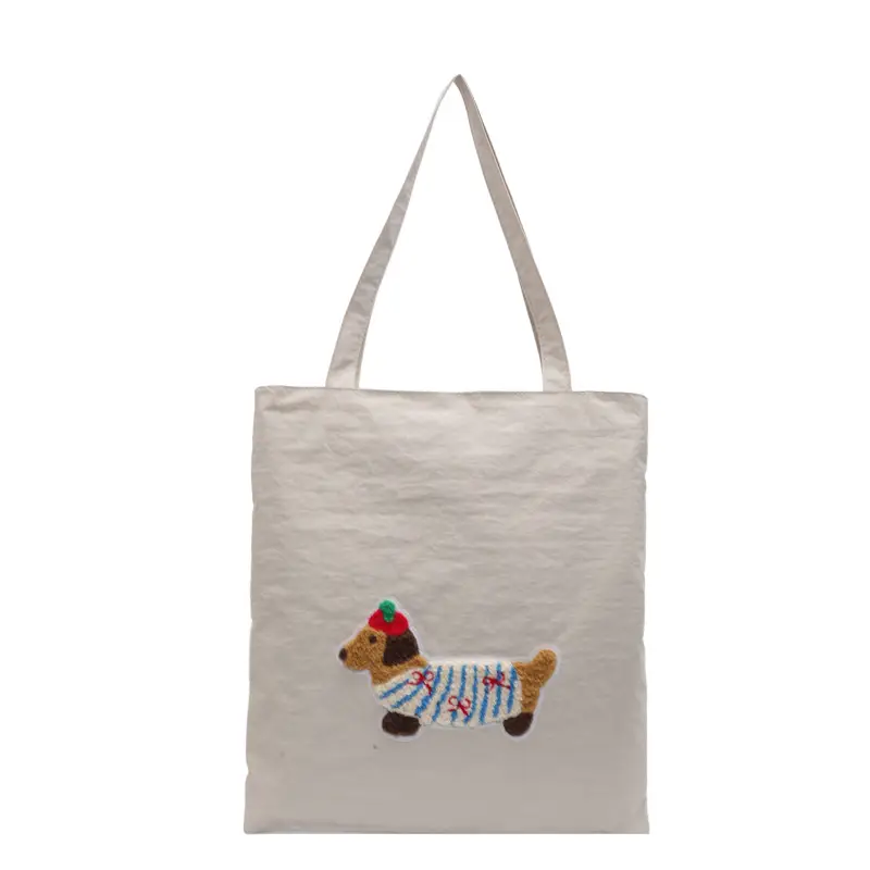 Women Embroidered Cartoon Tote Bag Large Capacity - Image 2