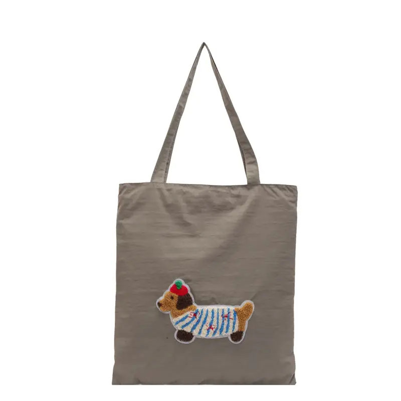 Women Embroidered Cartoon Tote Bag Large Capacity - Image 3