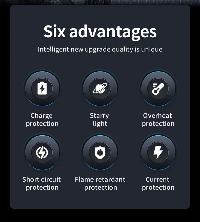 66W Cross-Car Wireless Charging Light with LED Beam — feature 2