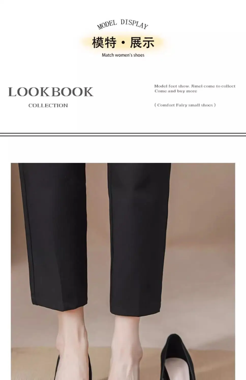 Chanel-Style Square-Toe 2026 New Spring and Autumn Elegant Shallow French-Style Rhinestone Black Professional High-Heeled Shoes with Chunky Heels — feature 2