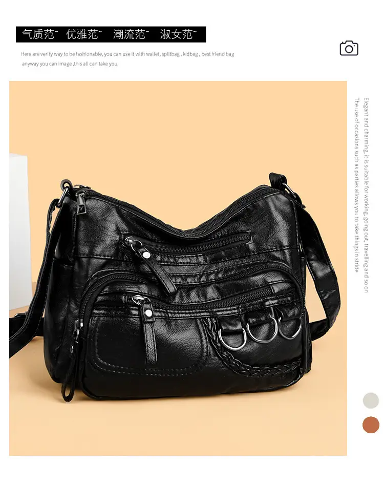 Brown Leather Crossbody Bag for Women — feature 11