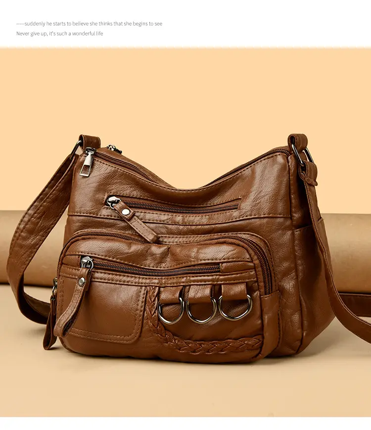 Brown Leather Crossbody Bag for Women — feature 13