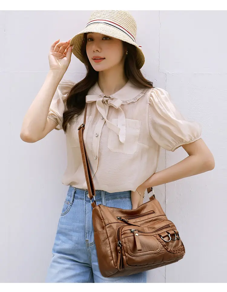 Brown Leather Crossbody Bag for Women — feature 18