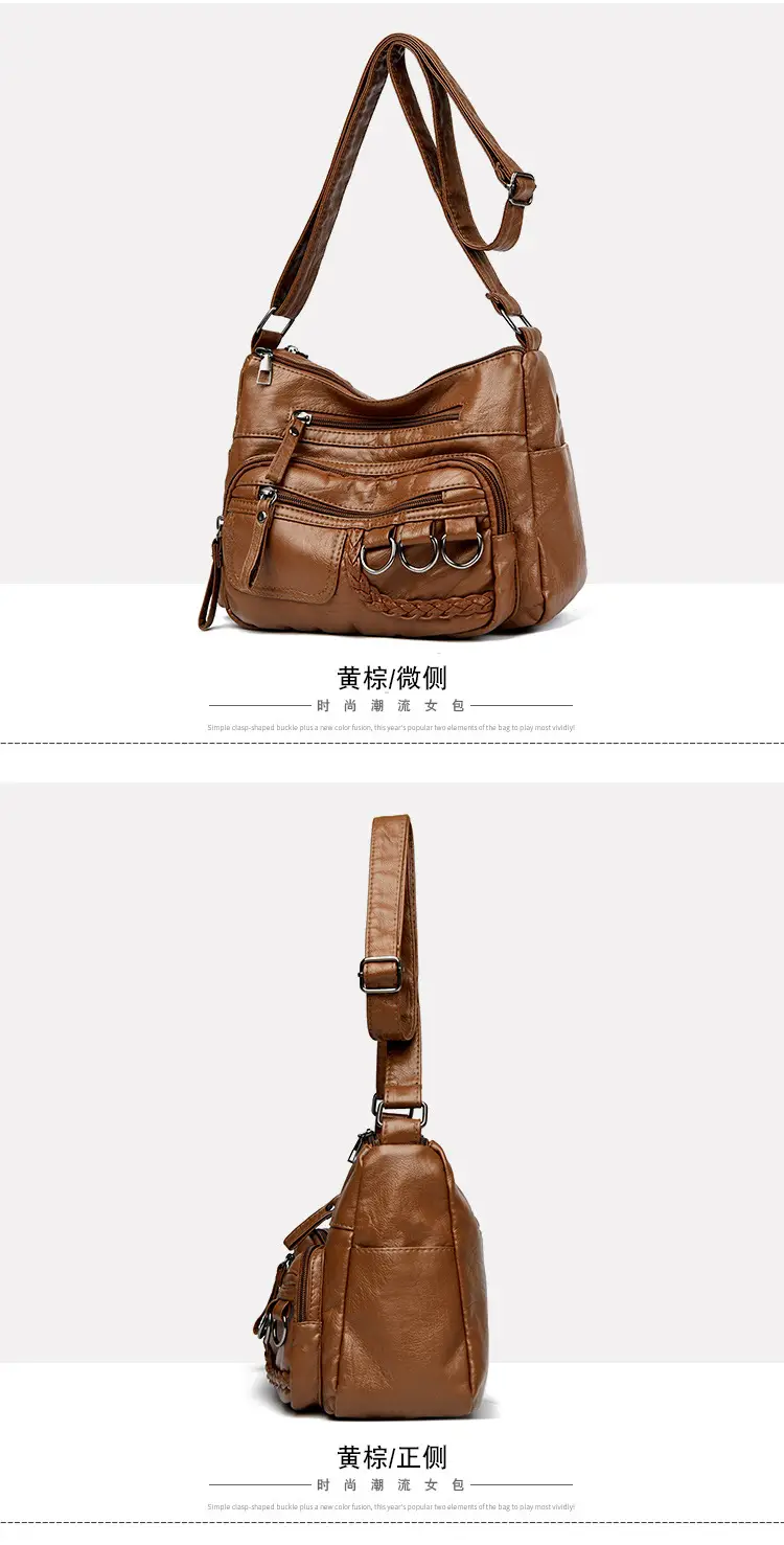 Brown Leather Crossbody Bag for Women — feature 24