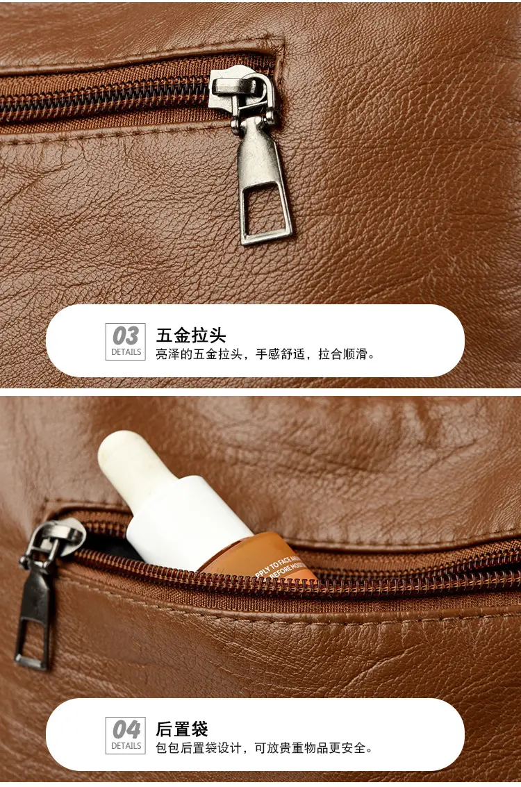 Brown Leather Crossbody Bag for Women — feature 29