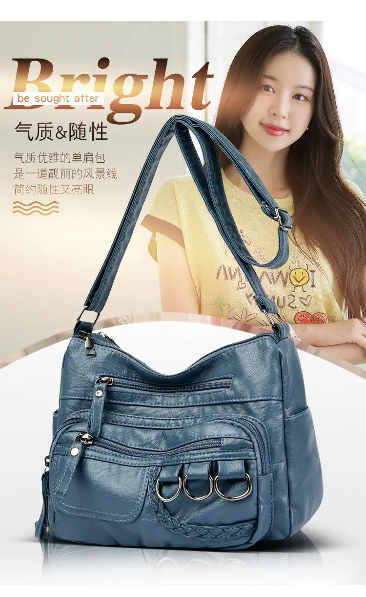 Brown Leather Crossbody Bag for Women — feature 4