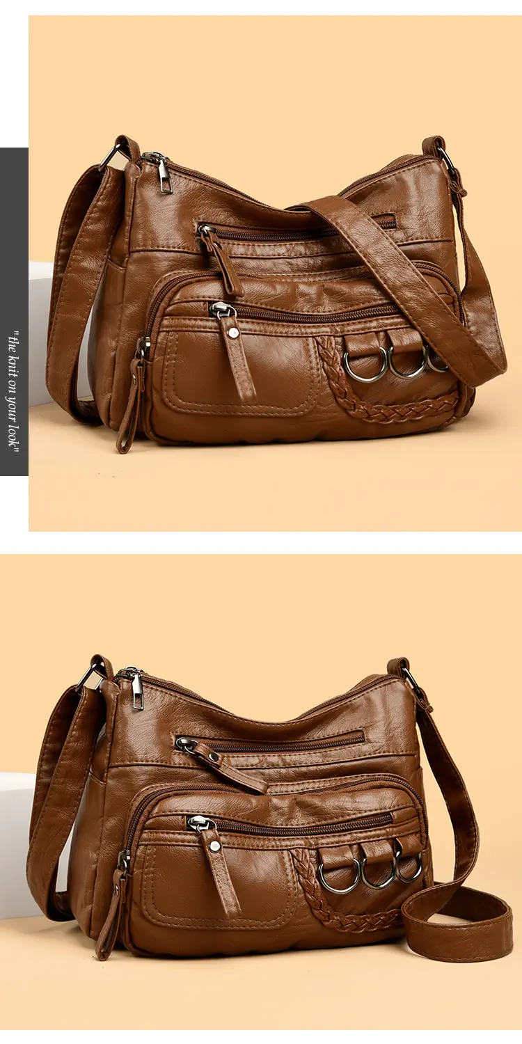 Brown Leather Crossbody Bag for Women — feature 5