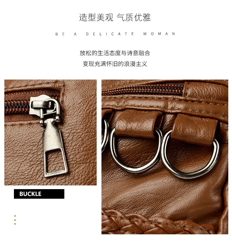 Brown Leather Crossbody Bag for Women — feature 9