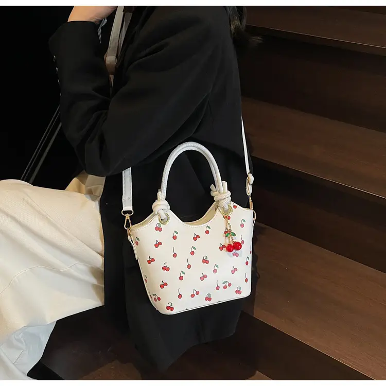New Trendy Girl's Cherry Printed Shoulder Bag — feature 13