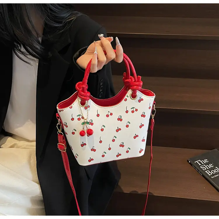 New Trendy Girl's Cherry Printed Shoulder Bag — feature 16
