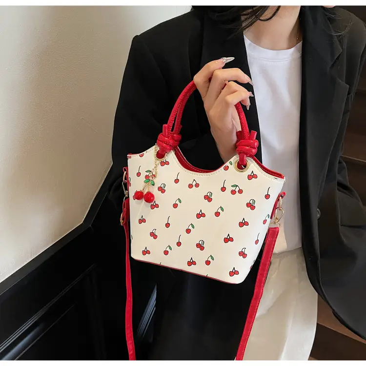 New Trendy Girl's Cherry Printed Shoulder Bag — feature 19