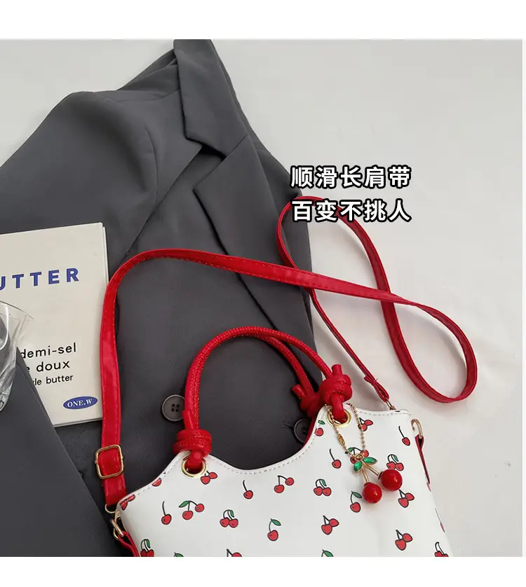 New Trendy Girl's Cherry Printed Shoulder Bag — feature 2