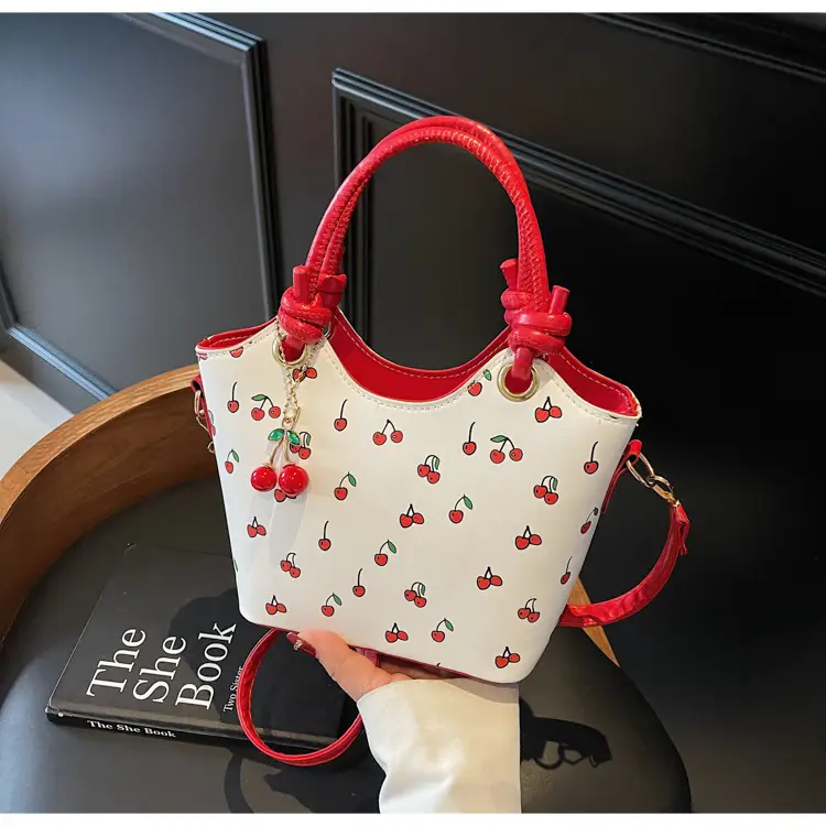New Trendy Girl's Cherry Printed Shoulder Bag — feature 25
