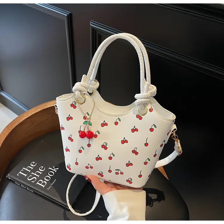 New Trendy Girl's Cherry Printed Shoulder Bag — feature 26