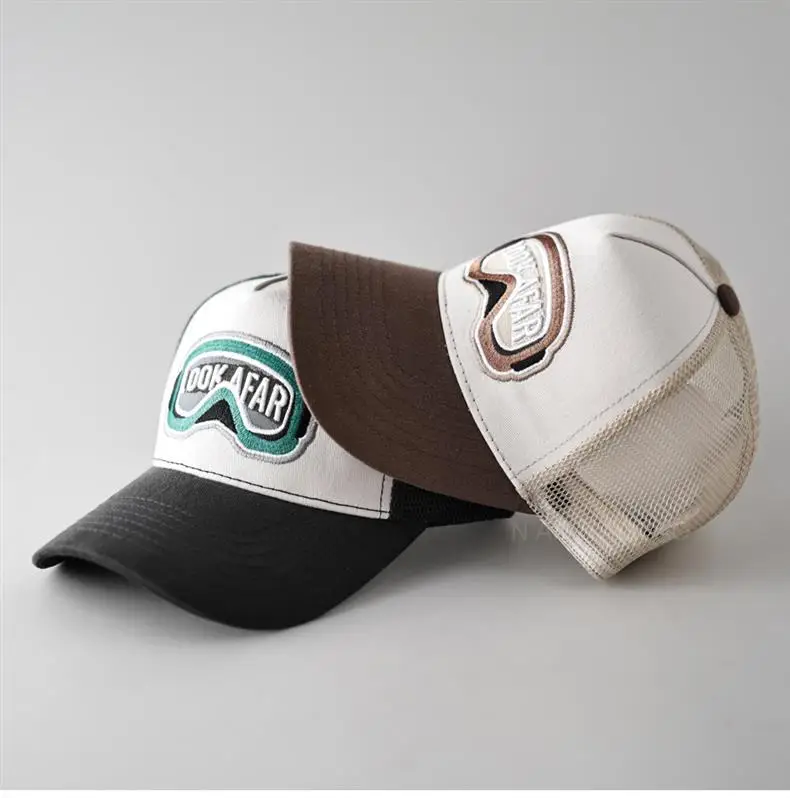 Men's Color-Blocked Goggles Cap with Mesh Back — feature 10