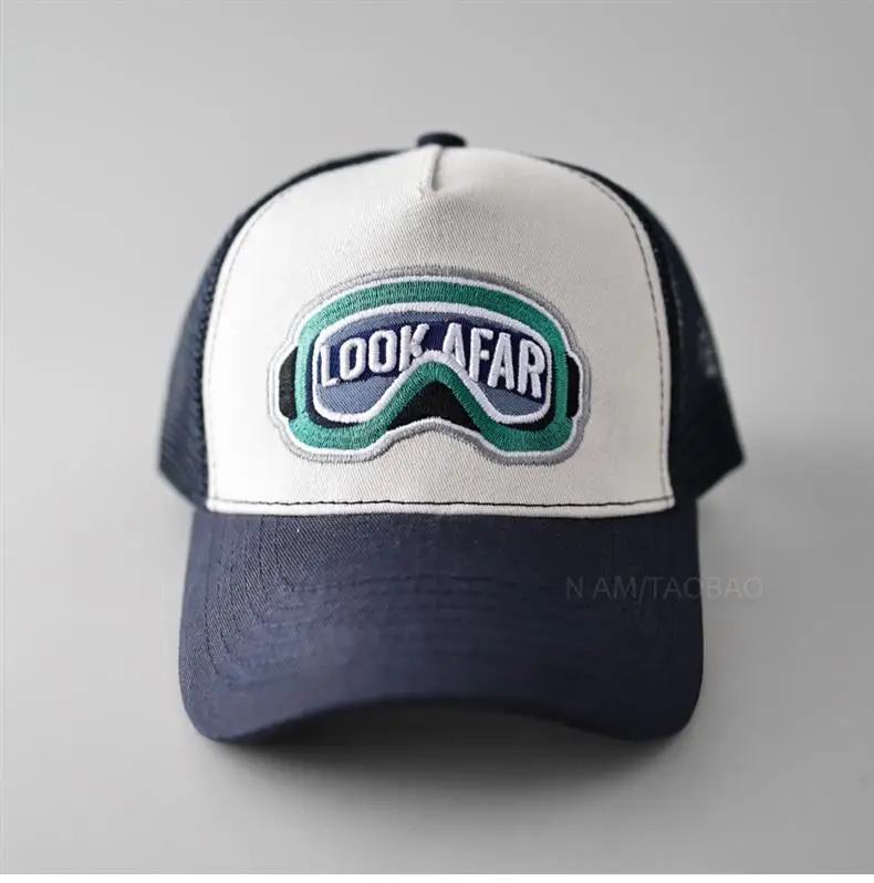 Men's Color-Blocked Goggles Cap with Mesh Back — feature 5