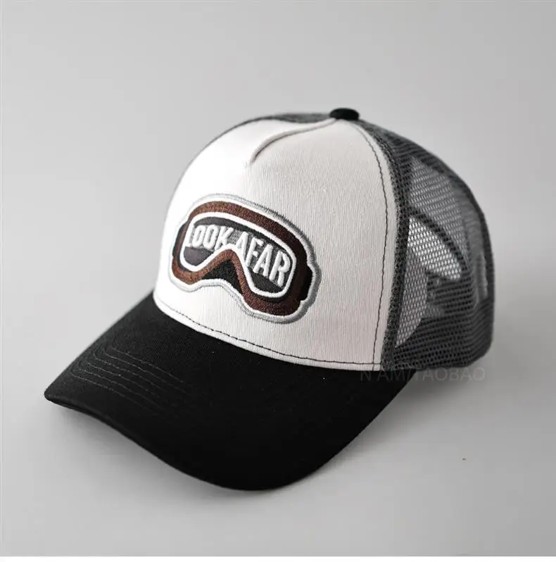 Men's Color-Blocked Goggles Cap with Mesh Back — feature 6