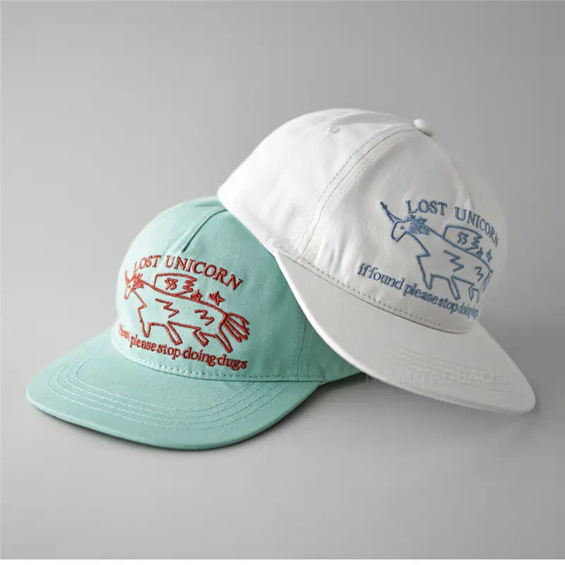 Unicorn Peaked Cap Women Soft Light Mint - Image 3