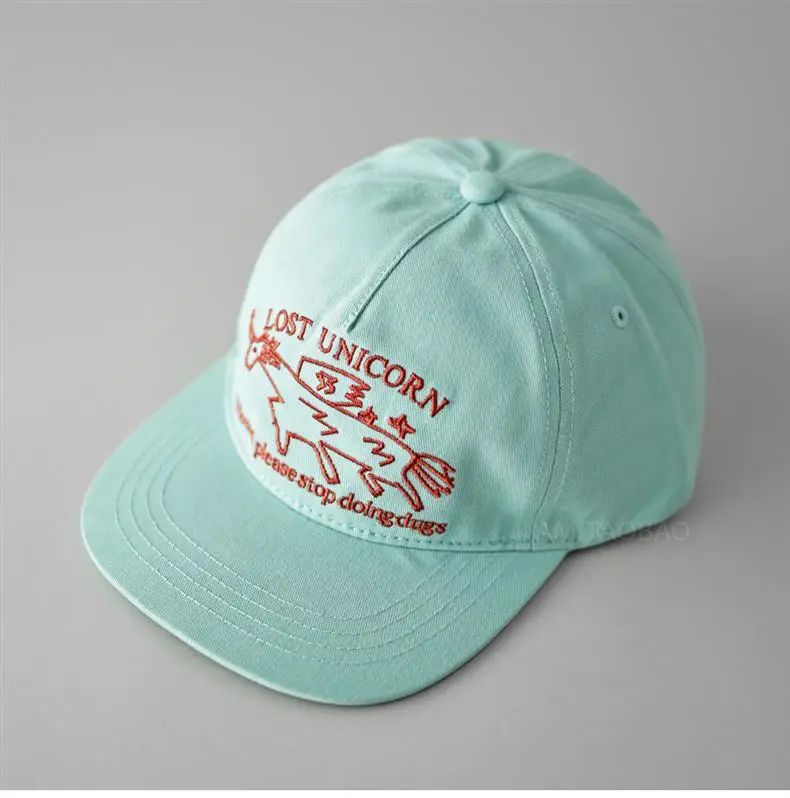 Unicorn Peaked Cap Women Soft Light Mint — feature 6