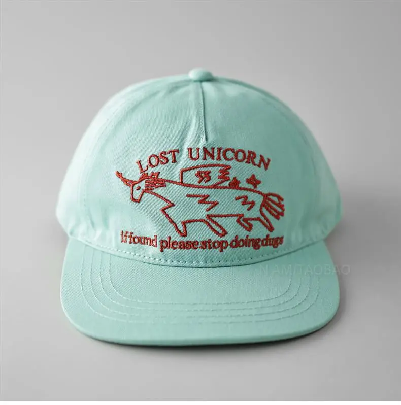 Unicorn Peaked Cap Women Soft Light Mint — feature 7