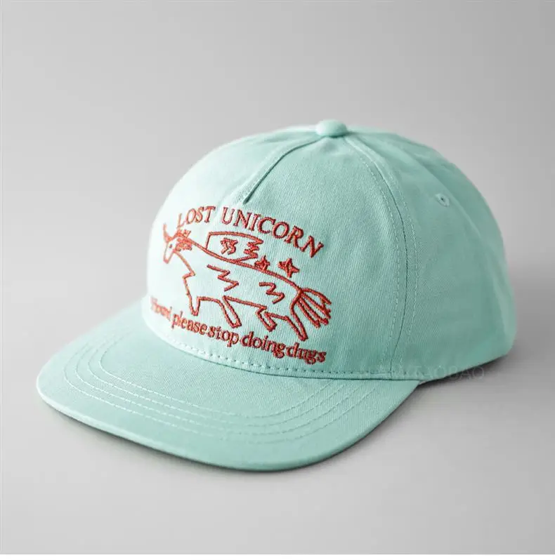 Unicorn Peaked Cap Women Soft Light Mint — feature 8