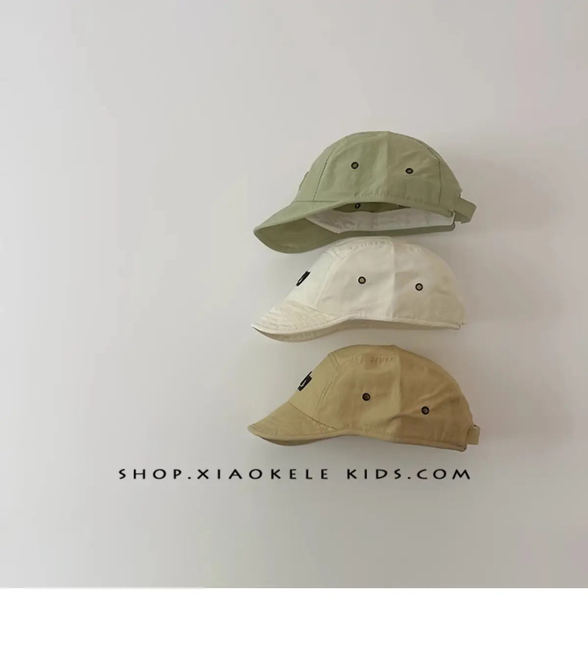 Green Korean Ins Baby Cap Sun Hat for Boys Girls — feature 6