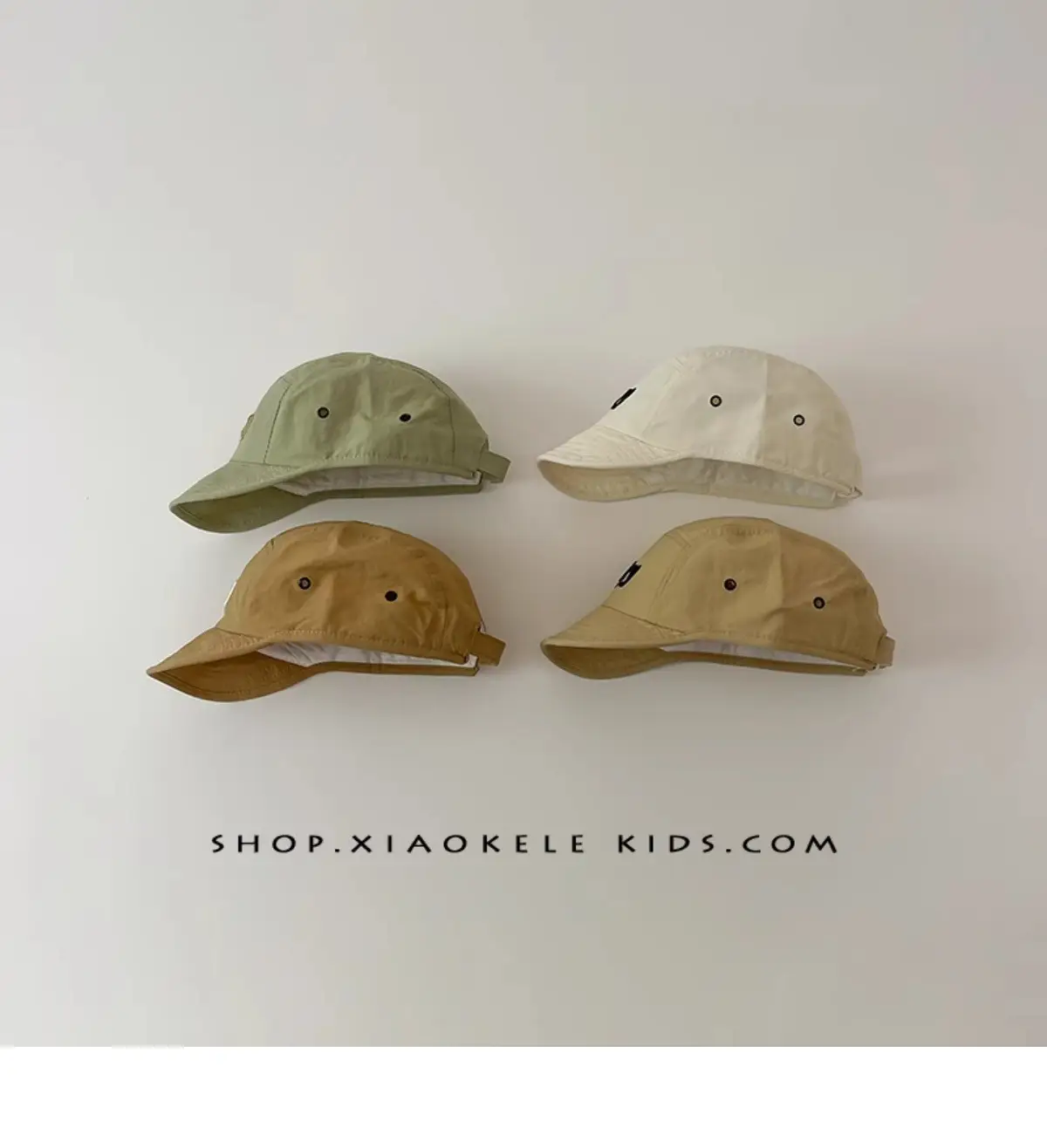Green Korean Ins Baby Cap Sun Hat for Boys Girls — feature 9
