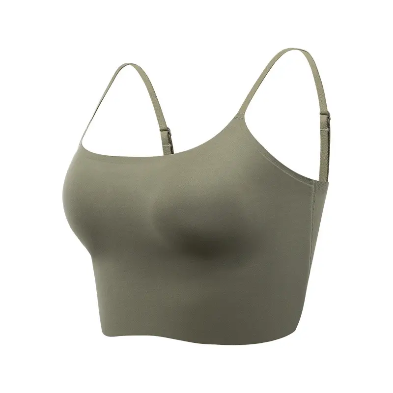 Summer Ice Skin Camisole Bra White - Image 9