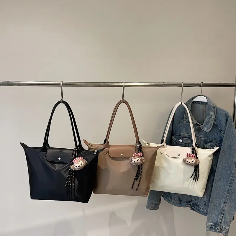 Women Cross-Border Soft Tote Bag Cream 2026