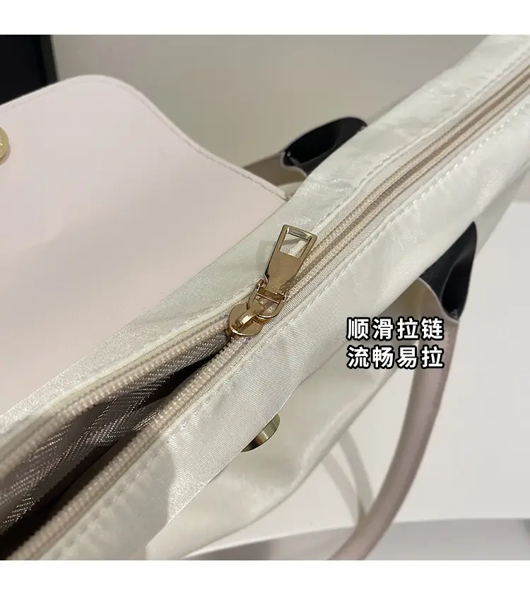 Women Cross-Border Soft Tote Bag Cream 2026 — feature 14
