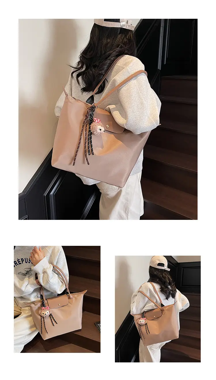 Women Cross-Border Soft Tote Bag Cream 2026 — feature 5
