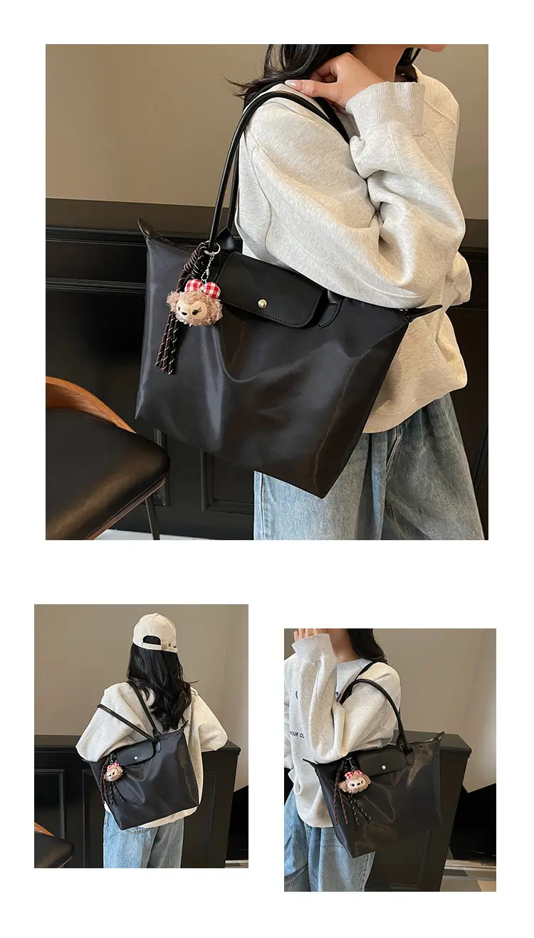 Women Cross-Border Soft Tote Bag Cream 2026 — feature 6