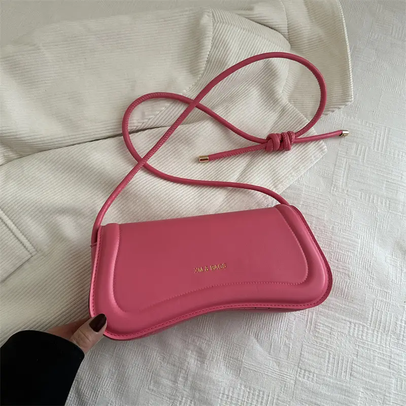 White Leather Crossbody Bag for Women 2025 Summer - Image 3