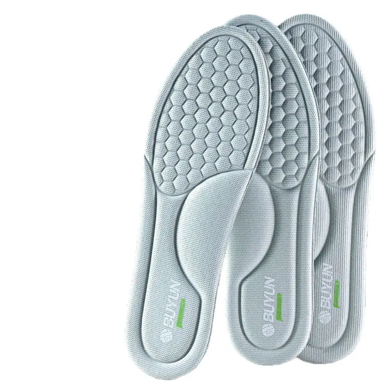 Buyun Mugwort Deodorant Insoles for Men and Women, Breathable Sweat-Absorbent Insoles, High-Elastic, Soft, Shock-Absorbing Basketball Sports Insoles - Image 7
