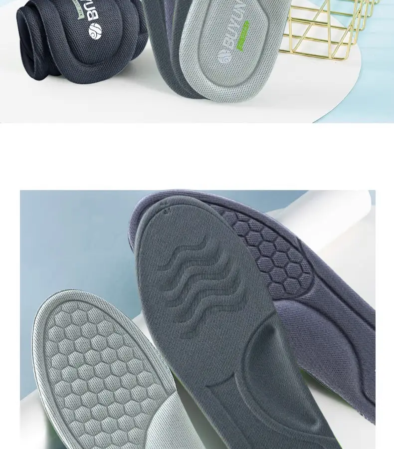 Buyun Mugwort Deodorant Insoles for Men and Women, Breathable Sweat-Absorbent Insoles, High-Elastic, Soft, Shock-Absorbing Basketball Sports Insoles — feature 25