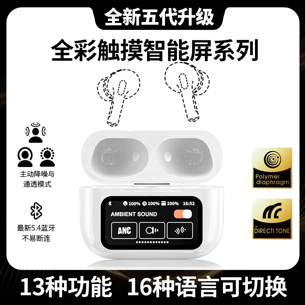 ANC Bluetooth Headset with Smart Touch & Long Life Battery - Image 8