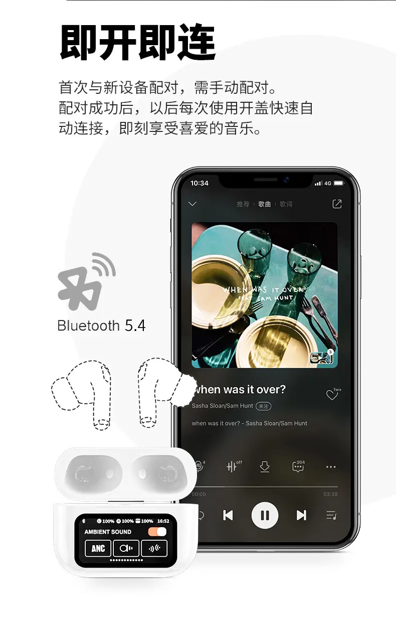 ANC Bluetooth Headset with Smart Touch & Long Life Battery — feature 12