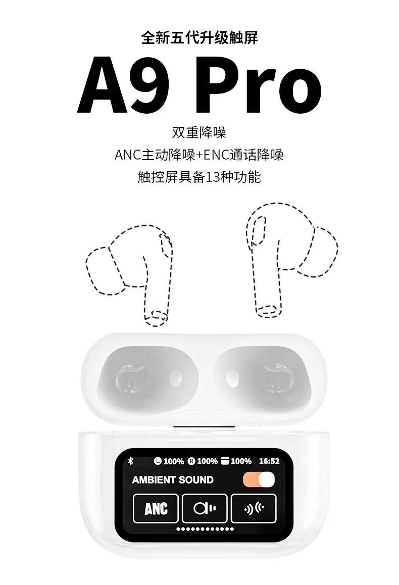 ANC Bluetooth Headset with Smart Touch & Long Life Battery — feature 2