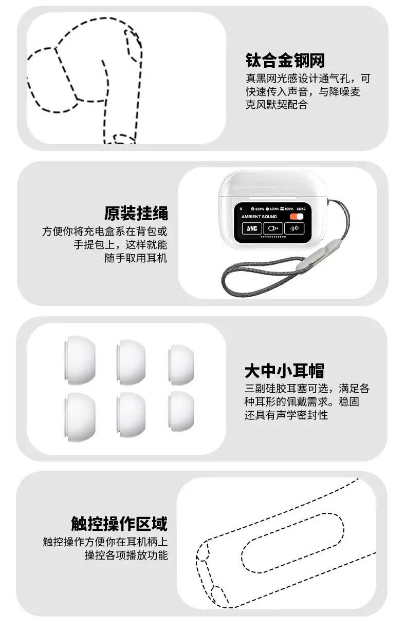 ANC Bluetooth Headset with Smart Touch & Long Life Battery — feature 4